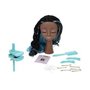 Girls small Styling head brunette  Z62